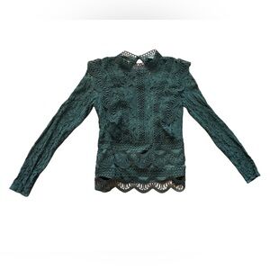 DO+BE Black Lace Blouse
